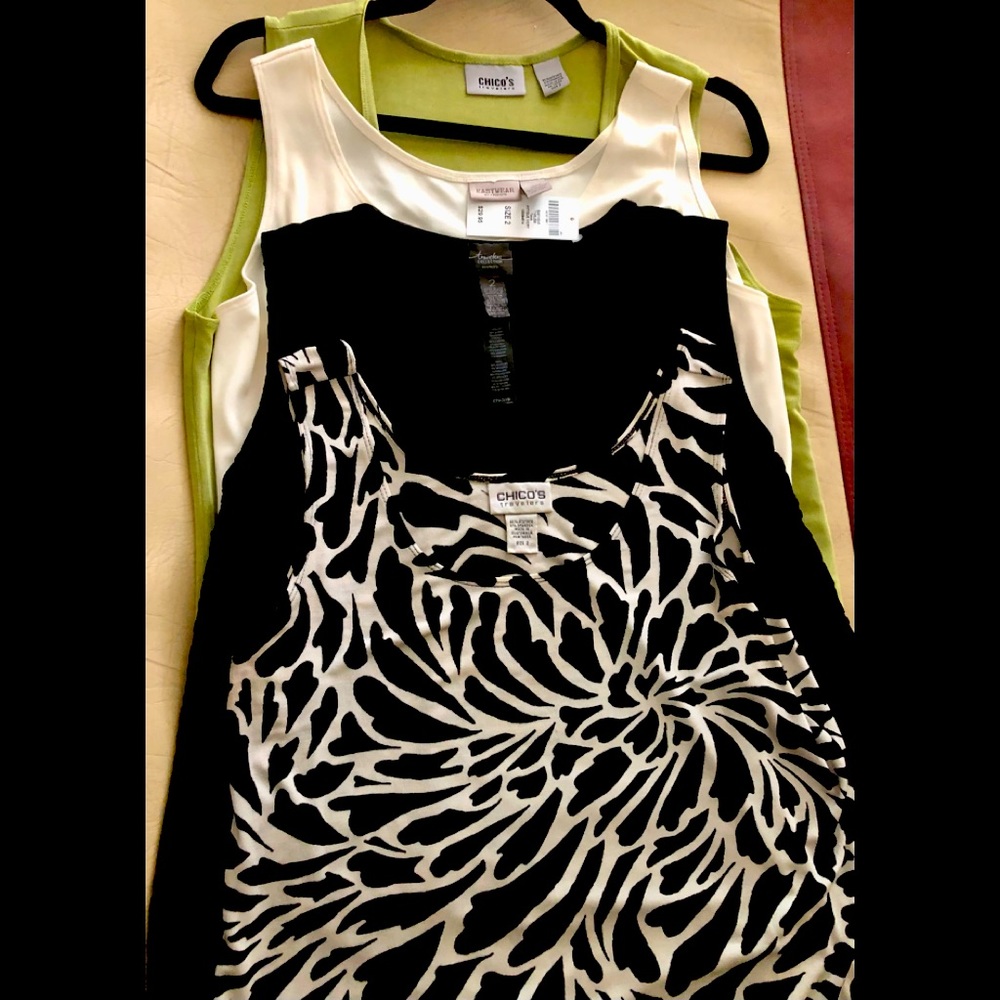4 Chicos Tanks sold as bundle